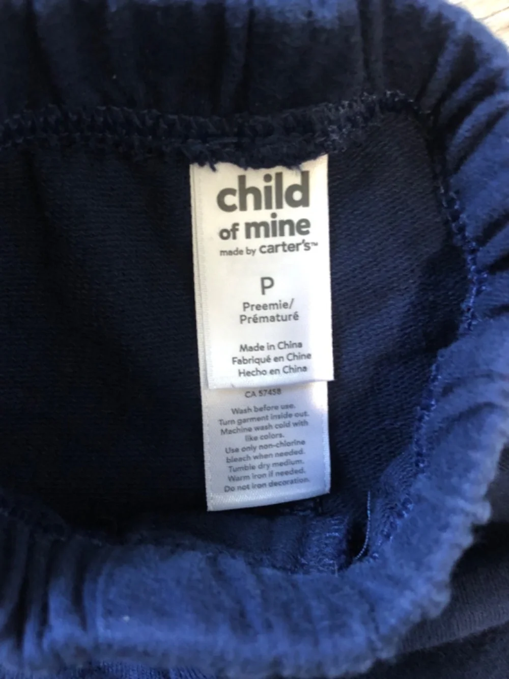 Baby Boys Outfit ORANGE POLO SHIRT Monkey NAVY BLUE KNIT PANTS Size Preemie